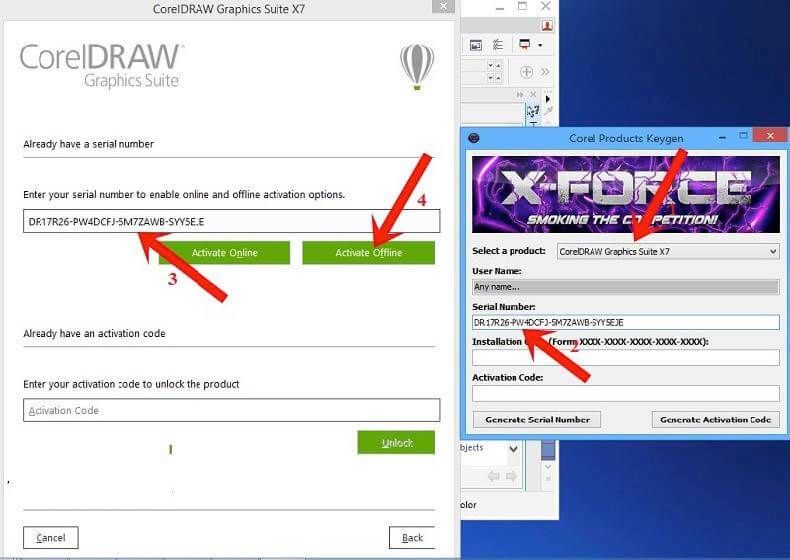 Corel Draw X7 Keygen And Serial Numbers Free Download